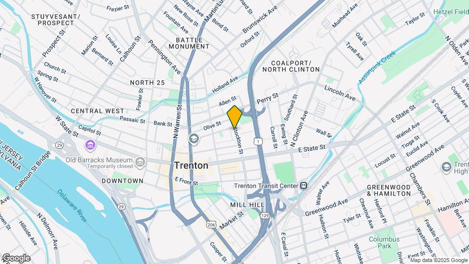 53 N Stockton St Map and Location Details