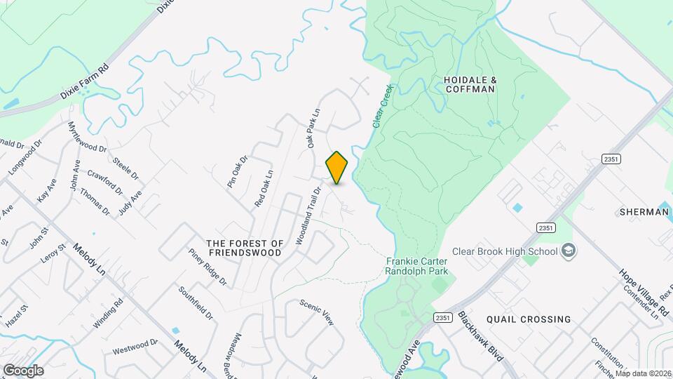 611 Park Ln Map and Location Details