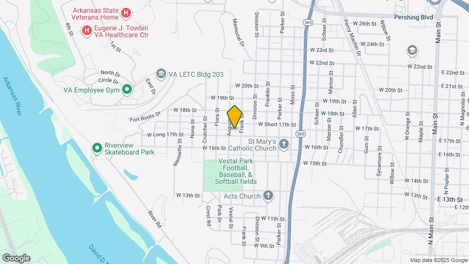 1611 W Long 17th St Map and Location Details