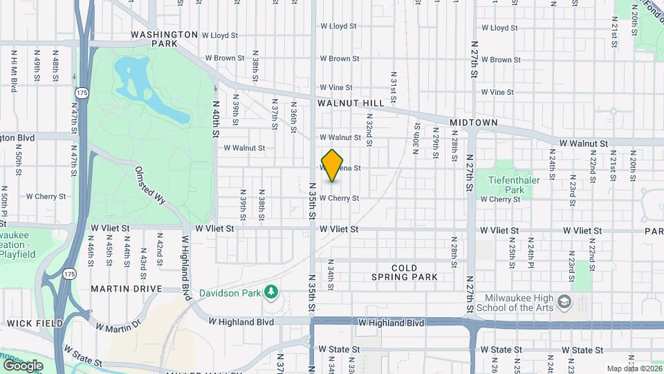 1524 N 34th St Mapa y Detalles de la Ubicación