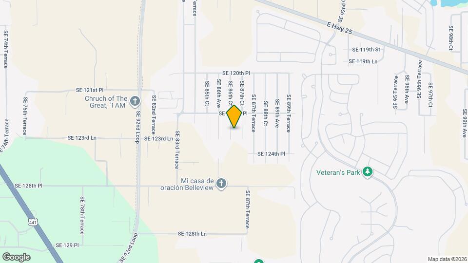 12355 SE 86th Ct Map and Location Details