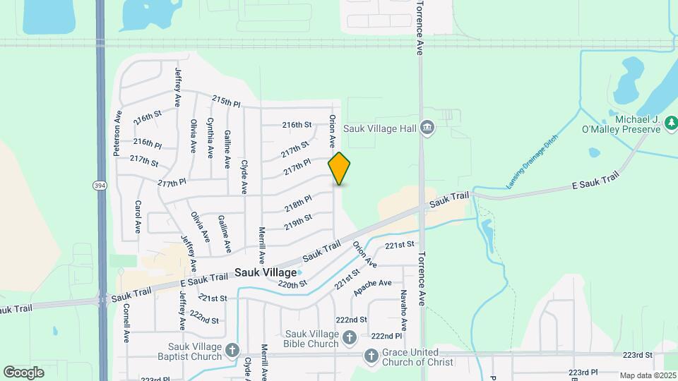 21821 Orion Ave Map and Location Details