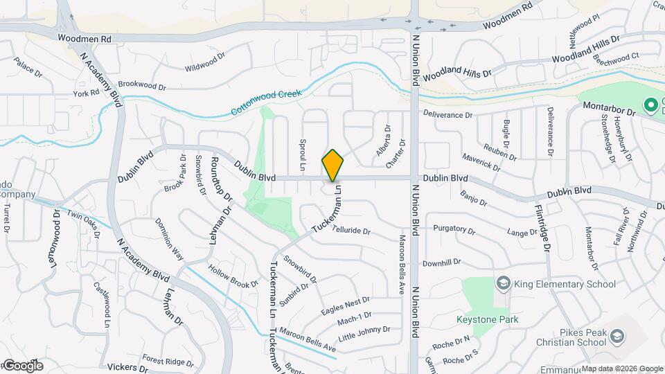6457 McNichols Ct Map and Location Details