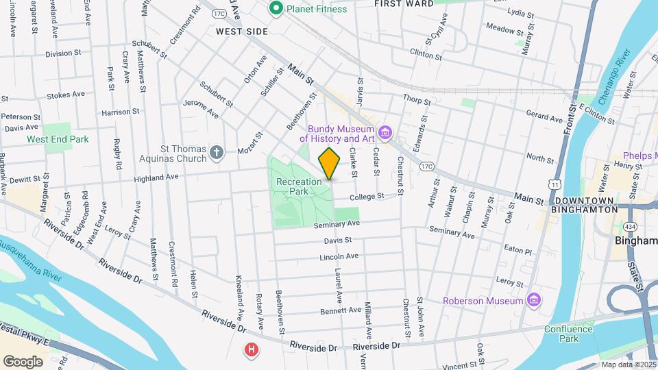 107 Laurel Ave Map and Location Details