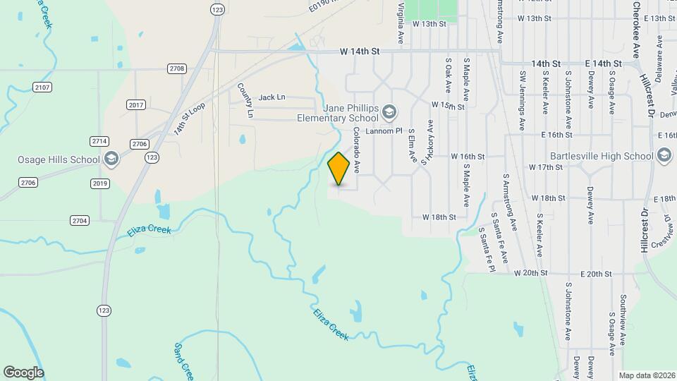 2026 Colorado Ave Mapa y Detalles de la Ubicación