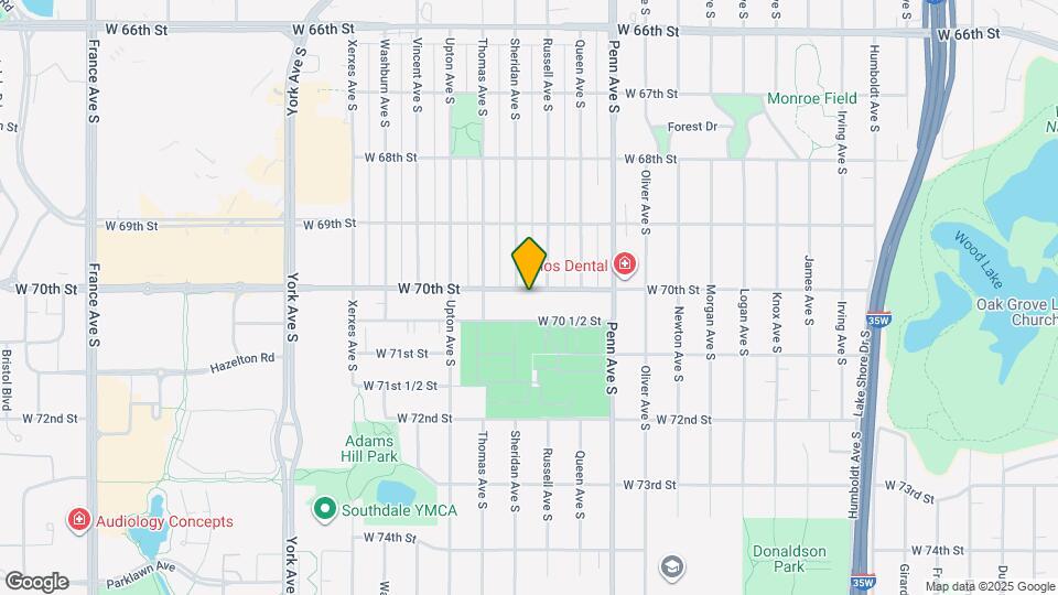 2513 W 70th St Map and Location Details