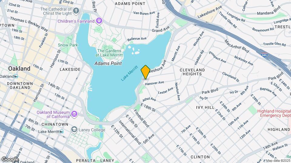 1918 Lakeshore Ave Map and Location Details