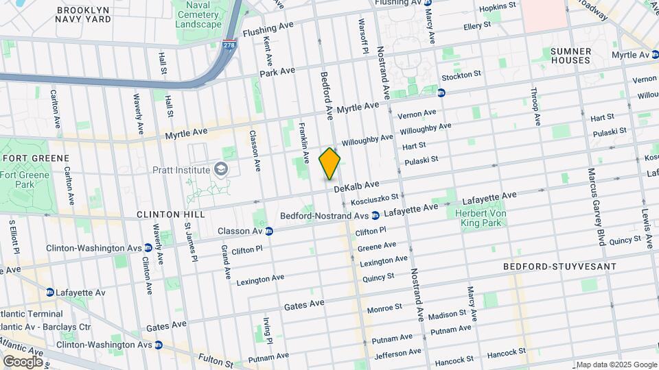 239 Skillman St Map and Location Details