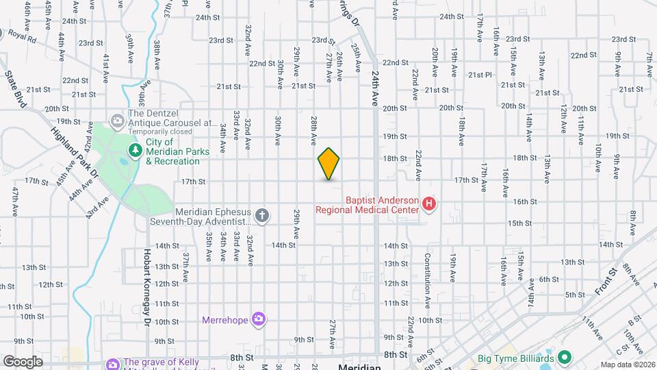 2619 17th St Map and Location Details