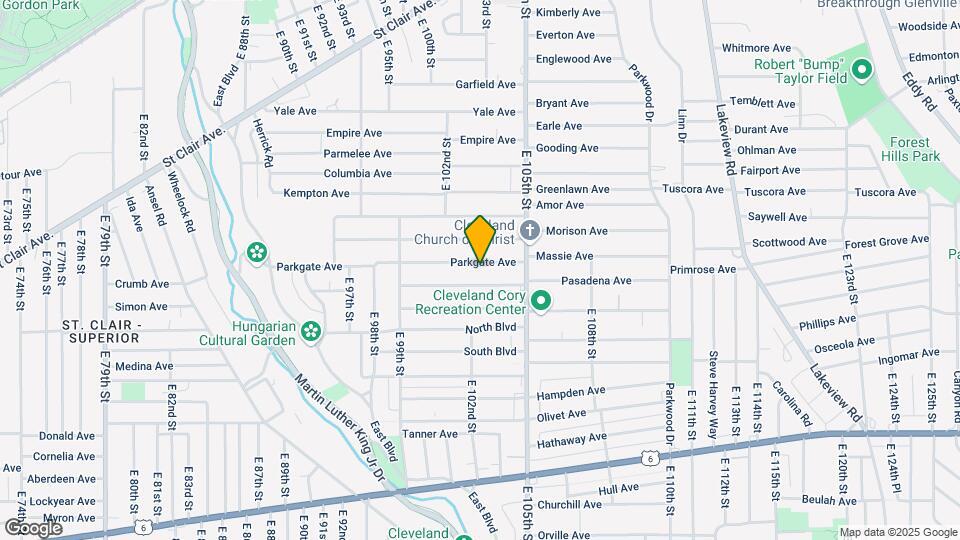 10222 Parkgate Ave Map and Location Details