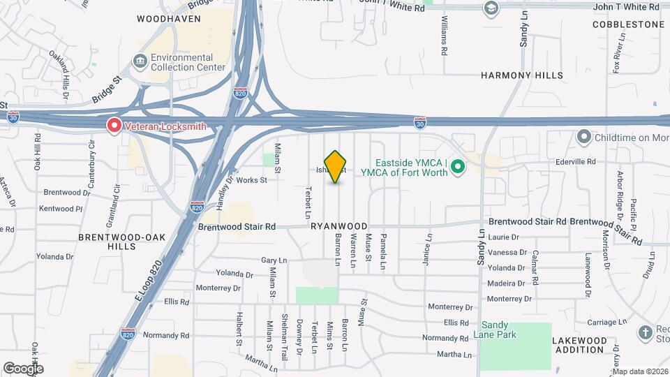 1516 Barron Ln Map and Location Details
