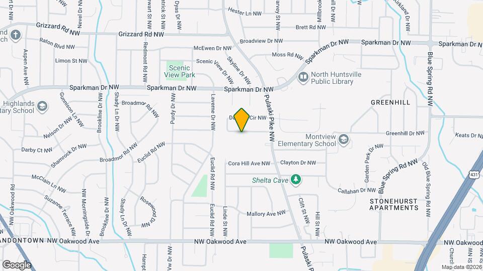 3417 Darlene Cir NW Map and Location Details