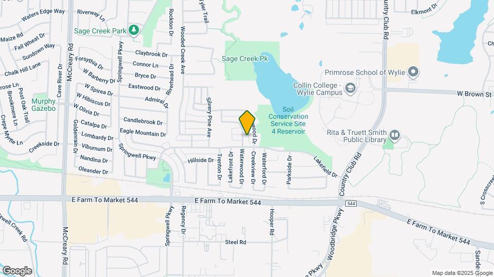 104 Pebblecreek Dr Map and Location Details