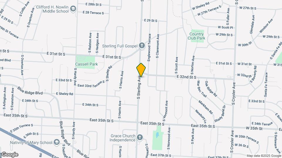 3305 S Sterling Ave Map and Location Details