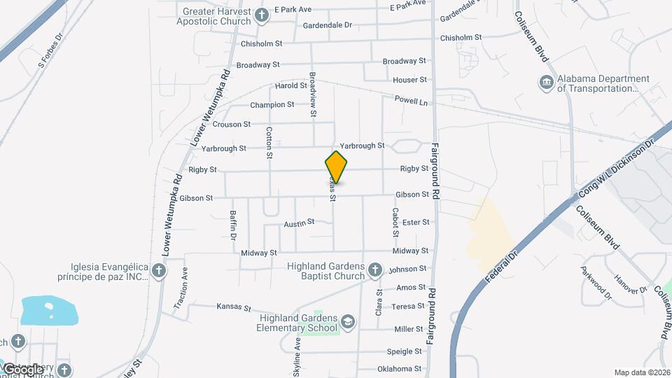 1901 Gibson St Map and Location Details