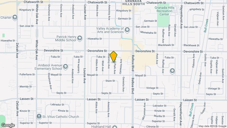 10201 Oak Park Ave Map and Location Details