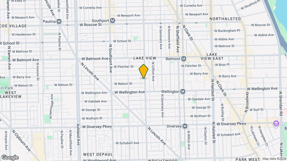 3040 N Racine Ave Map and Location Details