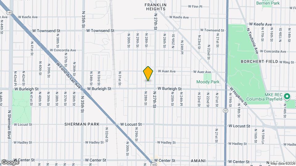 3122 N 28th St Map and Location Details