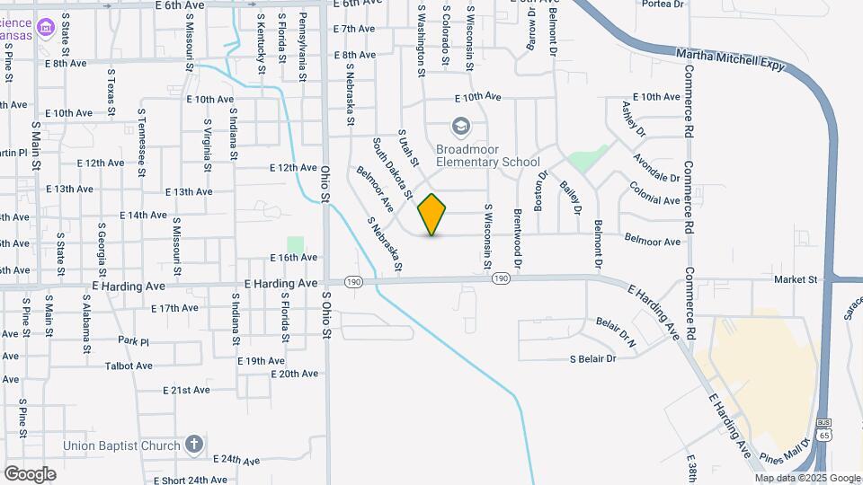 1604 Belmoor Ave Map and Location Details