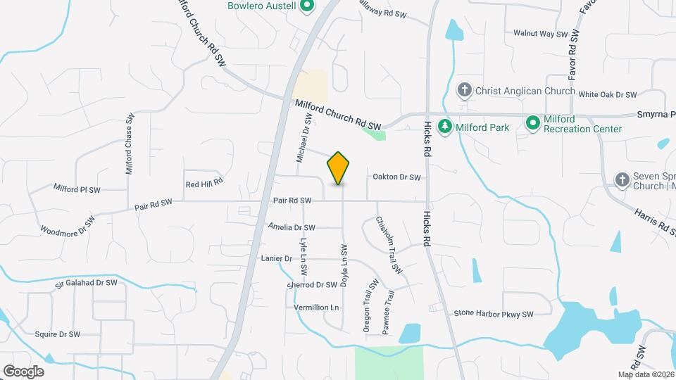 3126 Holbrook Dr SW Map and Location Details