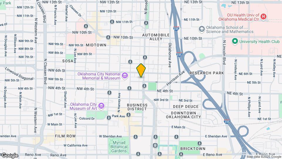 5th Avenue Lofts Map and Location Details