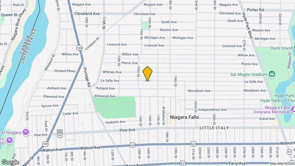 1533 La Salle Ave Map and Location Details