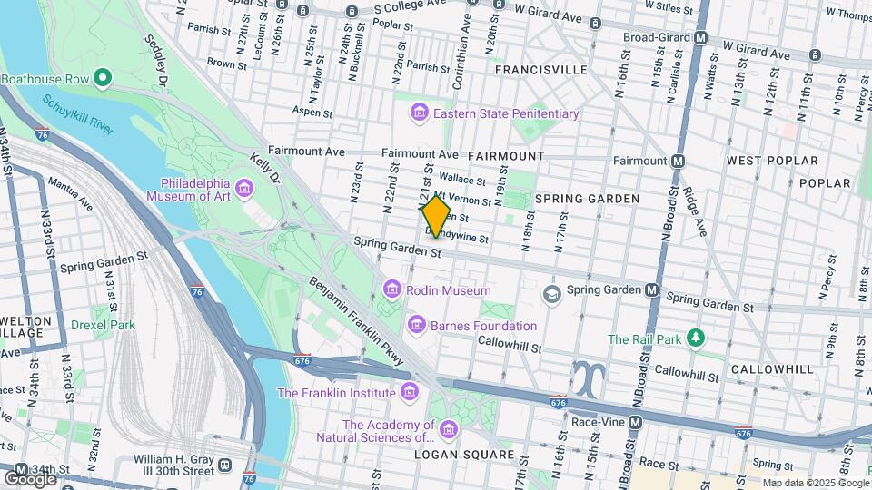2021 Spring Garden St Map and Location Details