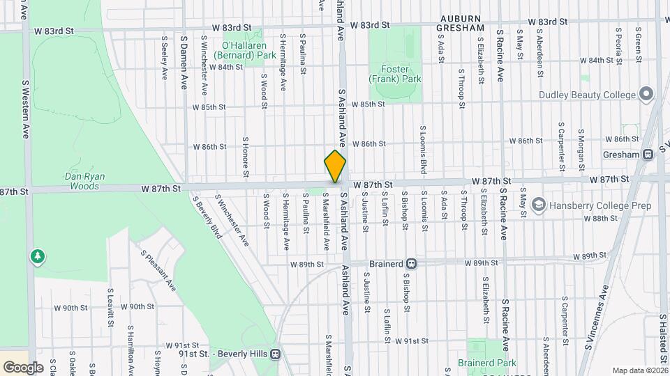 1613 W 87th St, Unit 304 Map and Location Details