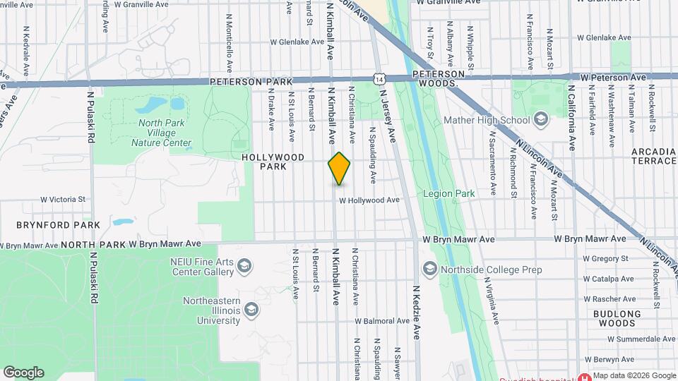 5713 N Kimball Ave, Unit 3E Map and Location Details