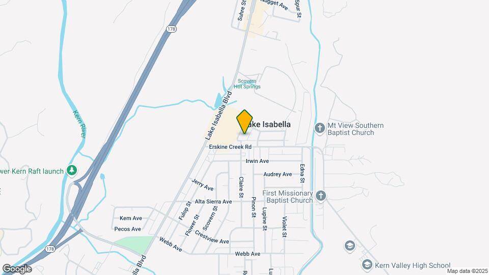 Lake Isabella Senior Apartments Map and Location Details