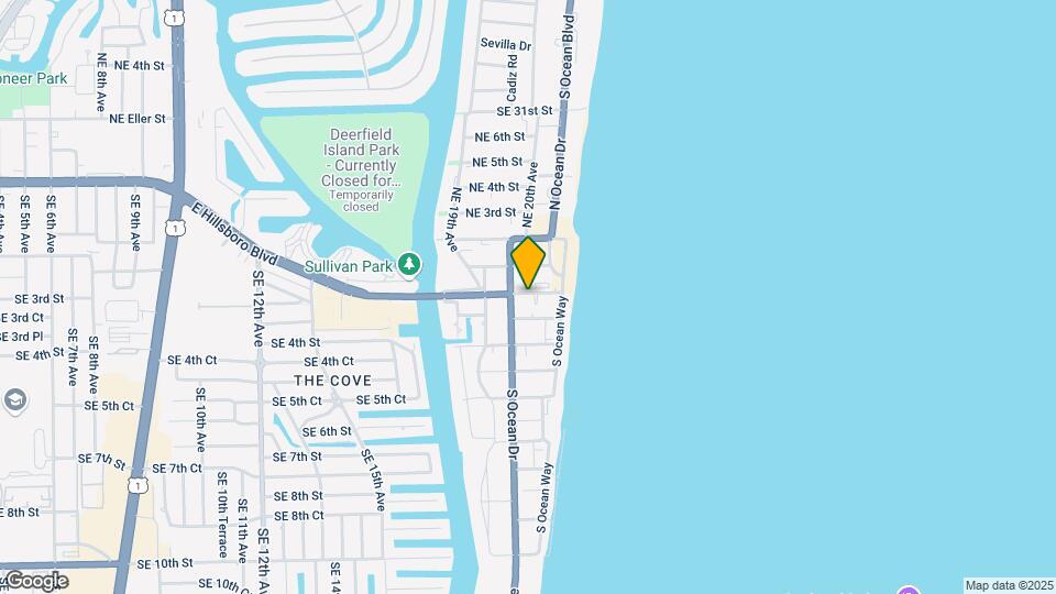 2040 E Hillsboro Blvd Map and Location Details