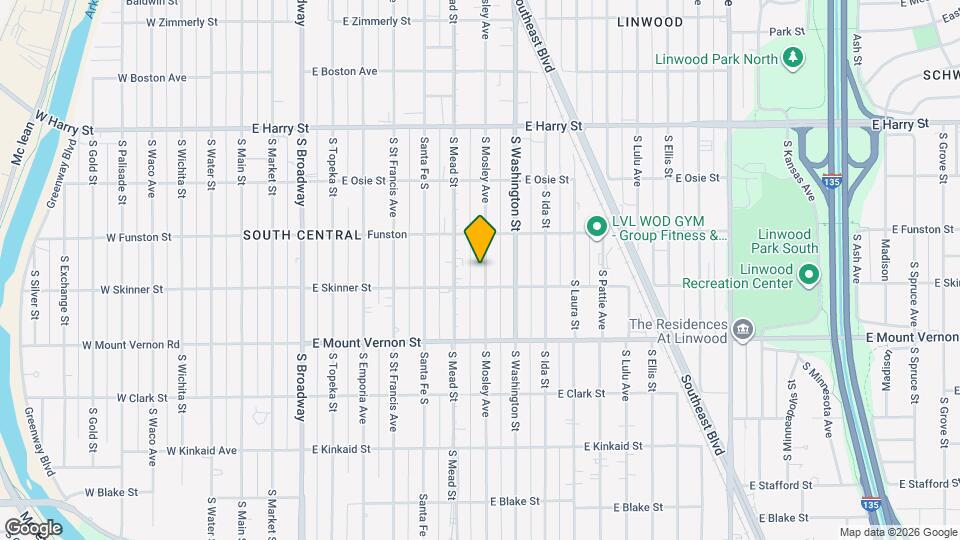 1839 S Mosley Ave Map and Location Details