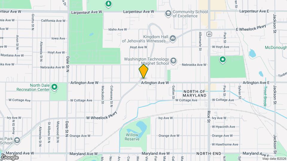 373 Arlington Ave W Map and Location Details