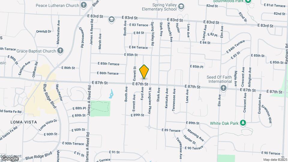 8700 E 87th St Map and Location Details