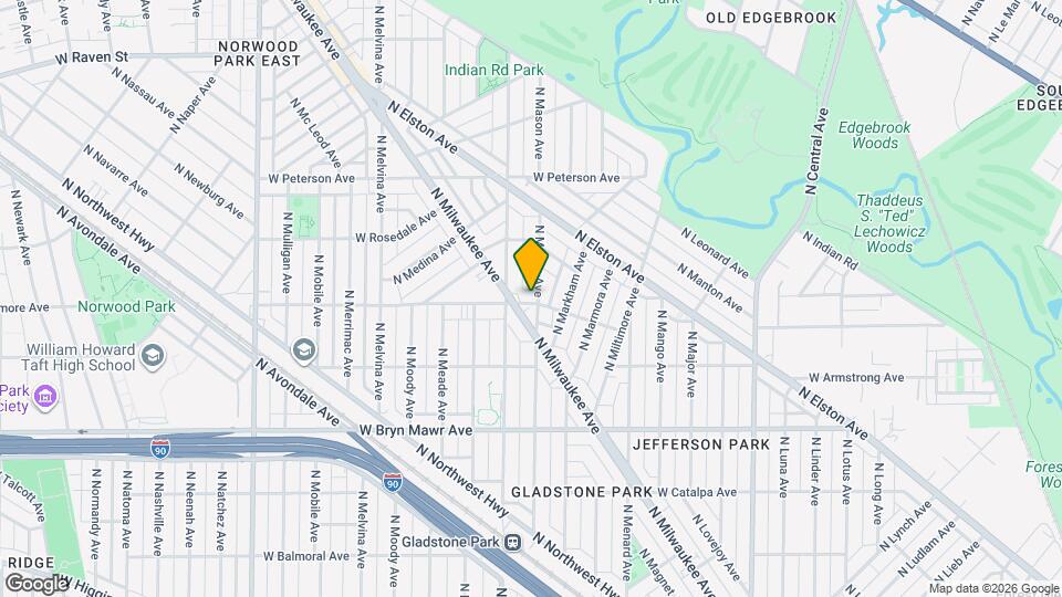 5802 N Mason Ave Map and Location Details