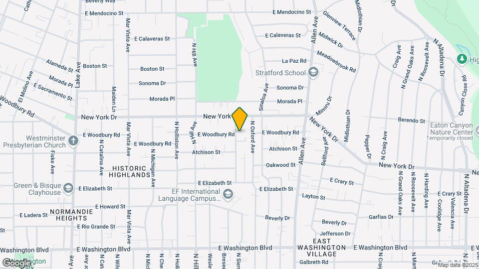 1806 N Sierra Bonita Ave Map and Location Details