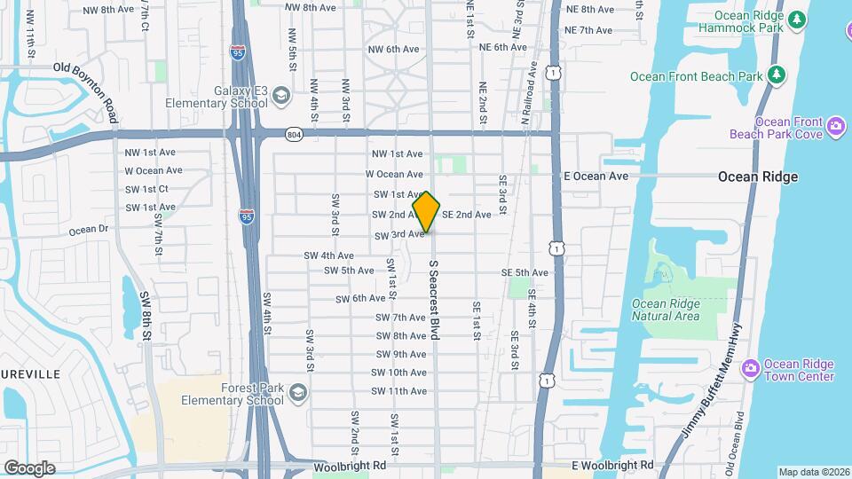 401 S Seacrest Blvd Map and Location Details
