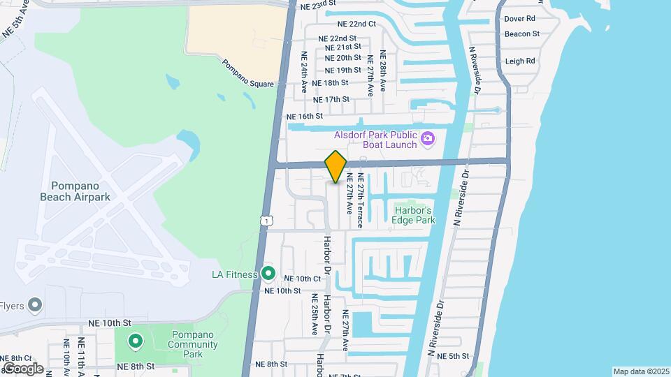 1321 NE 26th Terrace Mapa y Detalles de la Ubicación