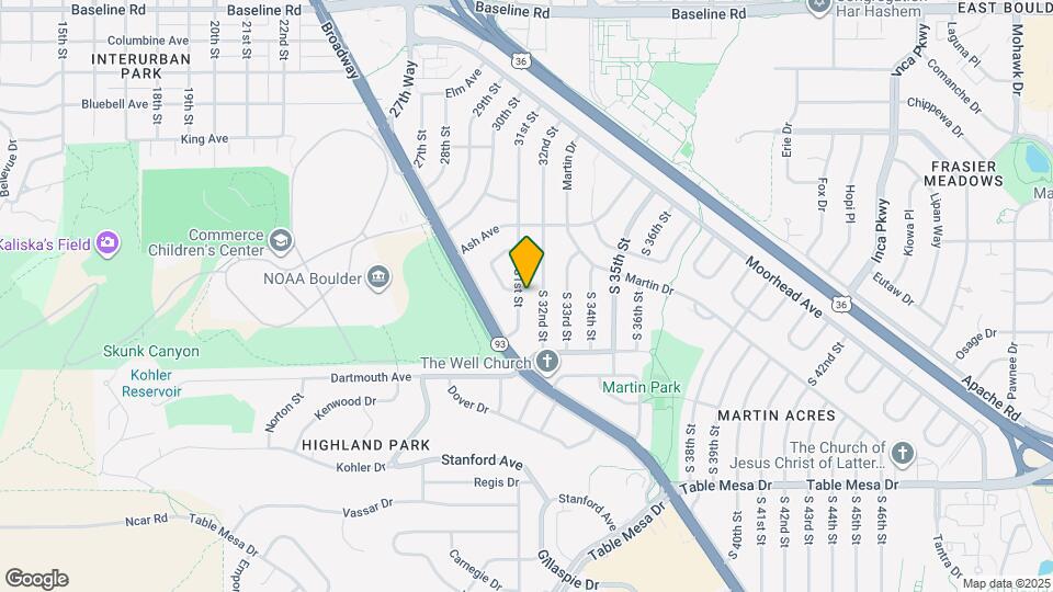 100 S 31st St Map and Location Details