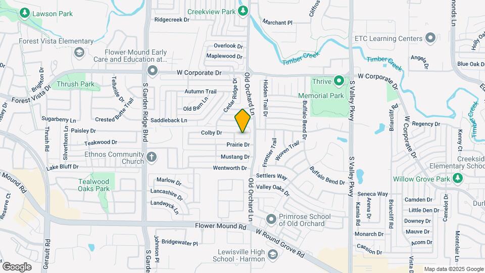 1312 Colby Dr Map and Location Details