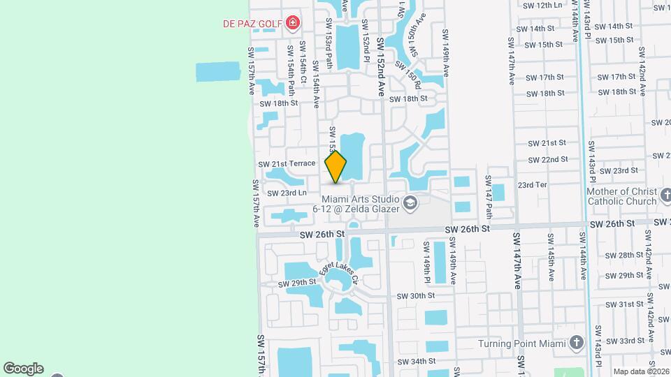 15350 SW 23rd St Map and Location Details