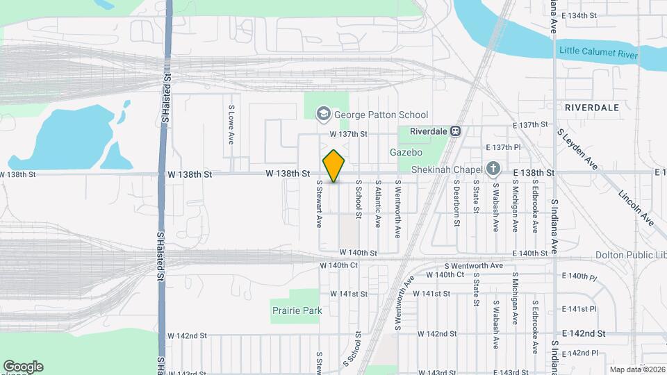 13816 S Tracy Ave Map and Location Details