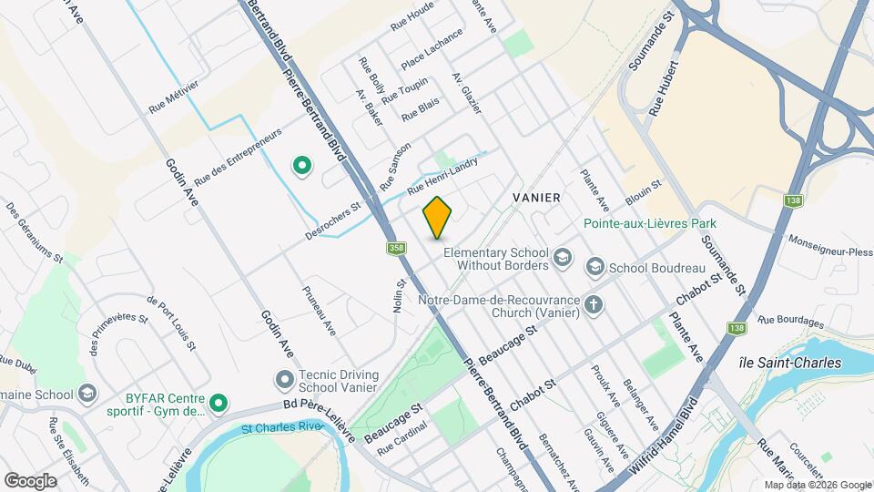 465-485 Santerre Av Map and Location Details