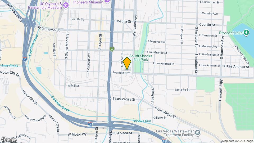 324 E Fountain Blvd Map and Location Details