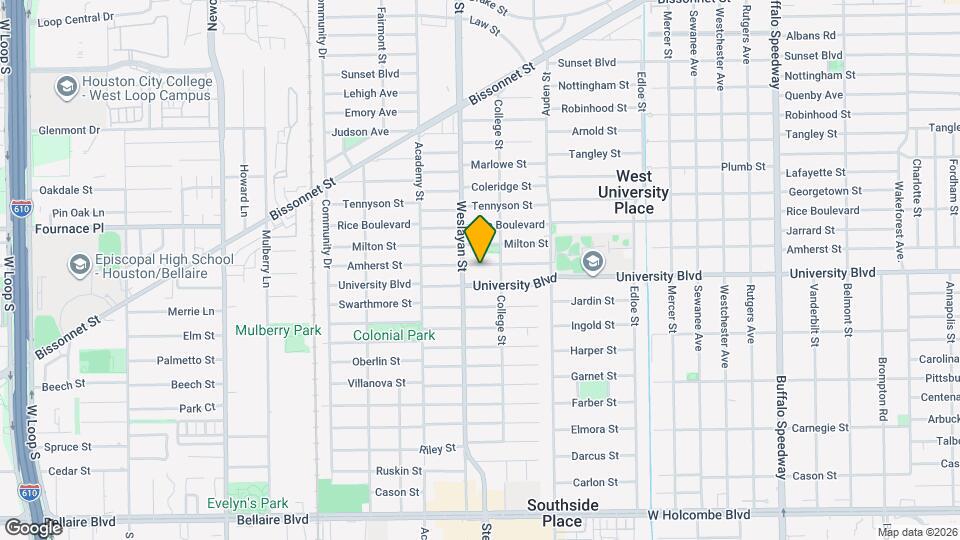 3919 Amherst St Map and Location Details
