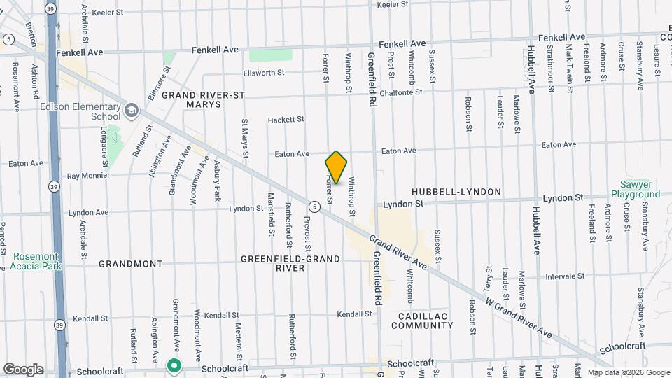 14580 Forrer St, Unit Unit Map and Location Details