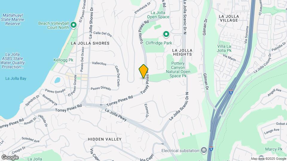 2834 Torrey Pines Rd Map and Location Details