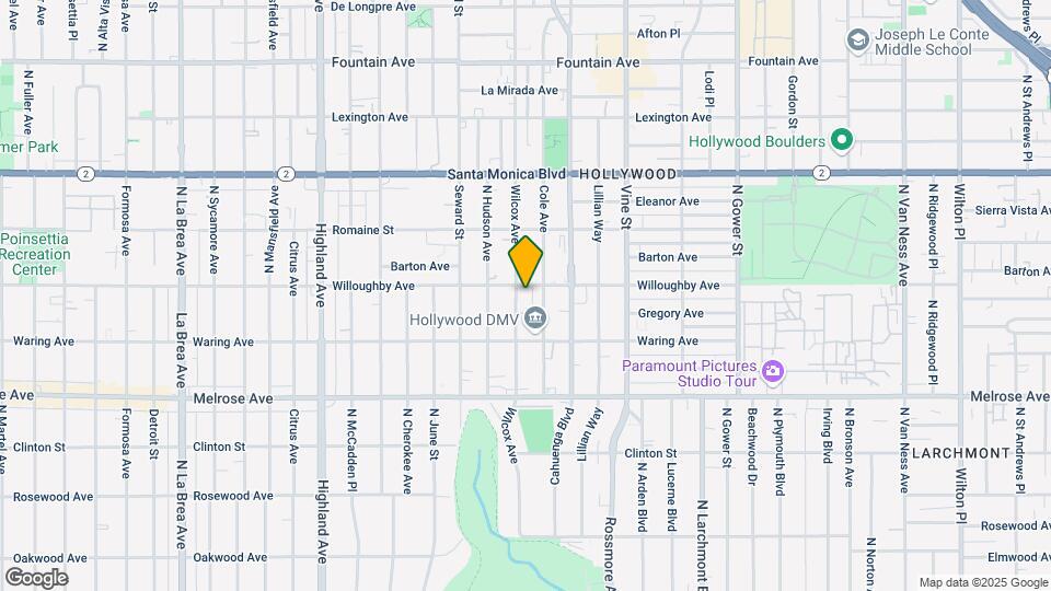 850 Wilcox Ave Mapa y Detalles de la Ubicación