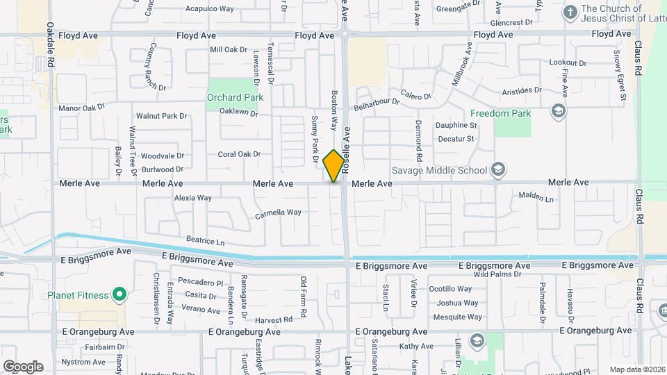 2924 Merle Ave Map and Location Details