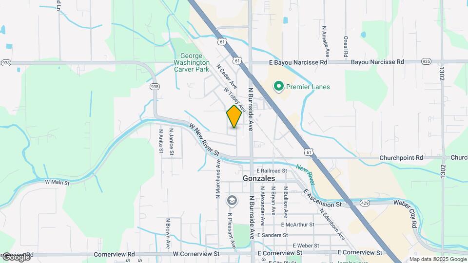 1213 N Coolidge Ave Map and Location Details